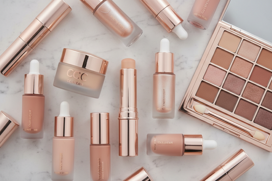La Glow Premium Beauty Collection - Luxury Makeup in Rose Gold Packaging